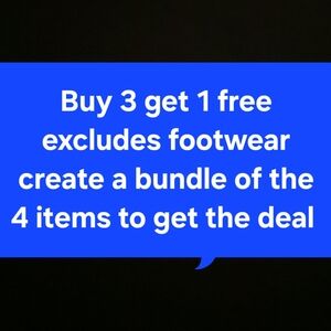 Buy 3 items get 1 free